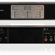 The front and back of the IOGEAR 2-Port 4K Dual View DisplayPort Matrix KVMP, showing the controls on the front and the various video and USB connections on the back.